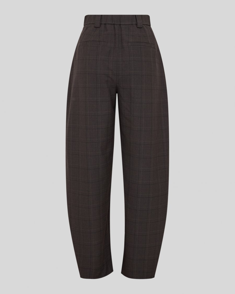 MSCH Copenhagen - MSCHJohnna HW Barrel Pants CHK