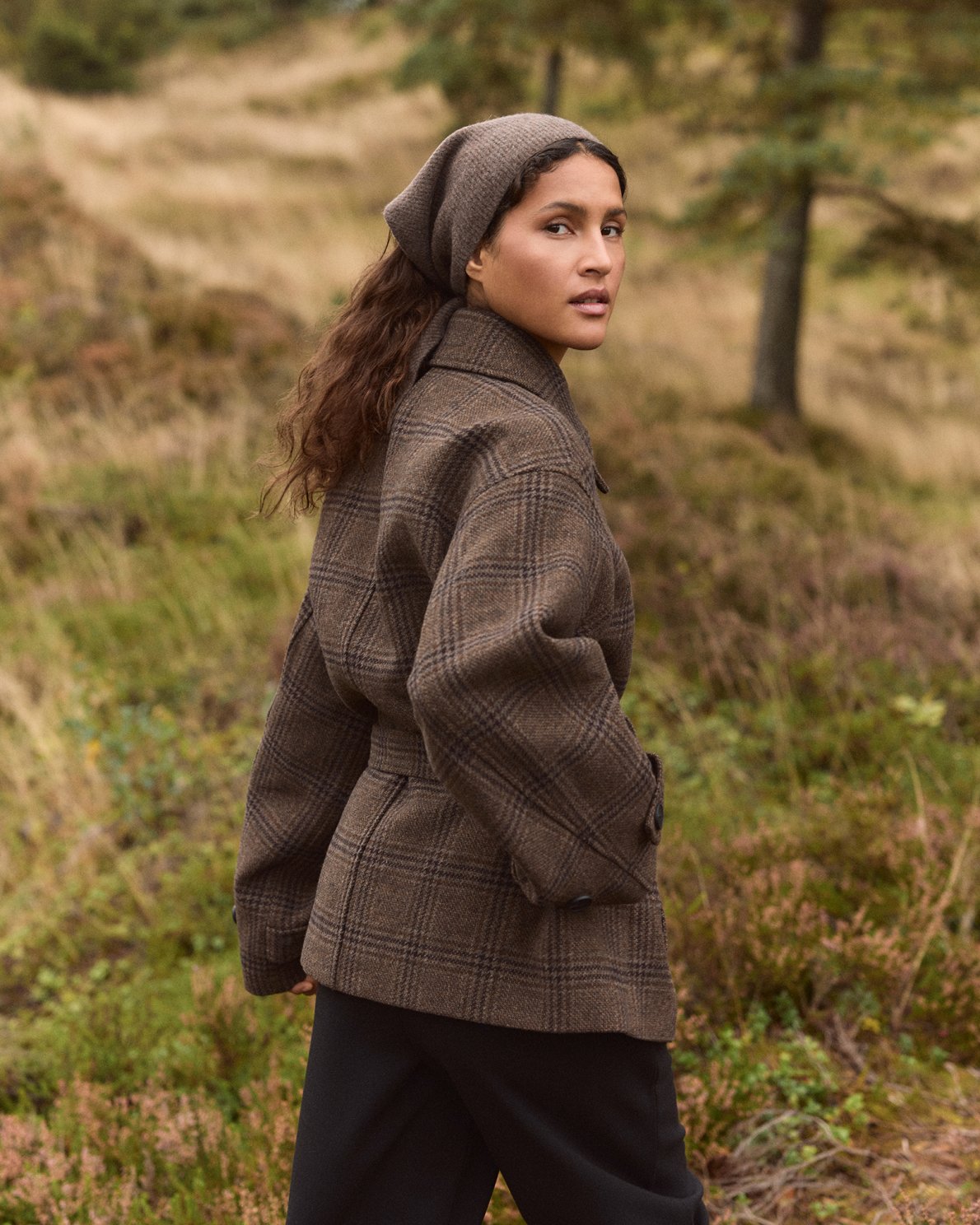 MSCH COPENHAGEN - MSCHAmaranda Jacket CHK – Brown Checked Jacket