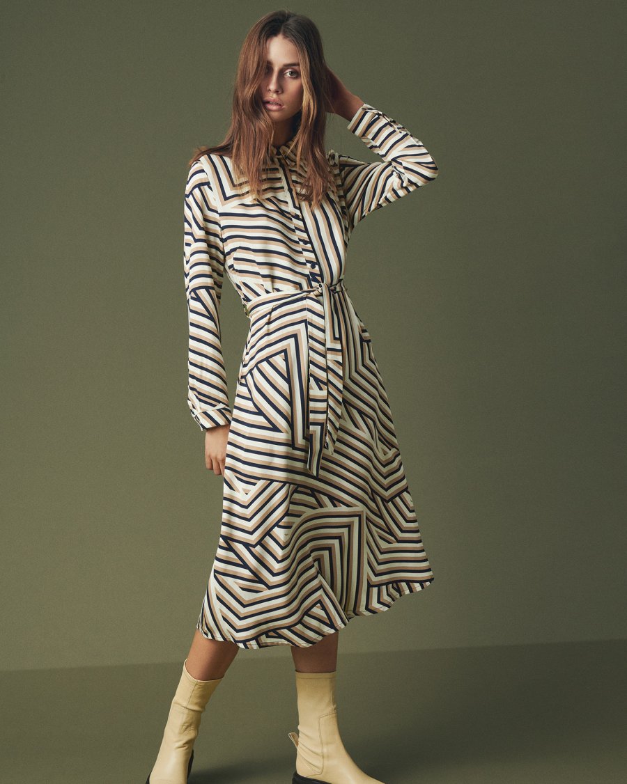 MSCH Copenhagen - Avianna Raye LS Shirt Dress AOP