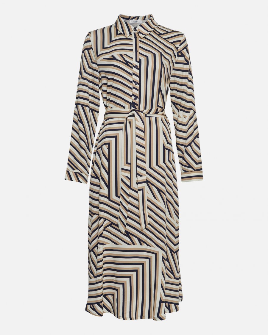 MSCH Copenhagen - Avianna Raye LS Shirt Dress AOP
