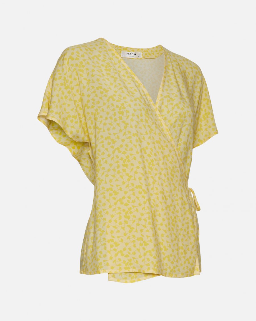MSCH Copenhagen - Isalie Turid SS Wrap Top AOP