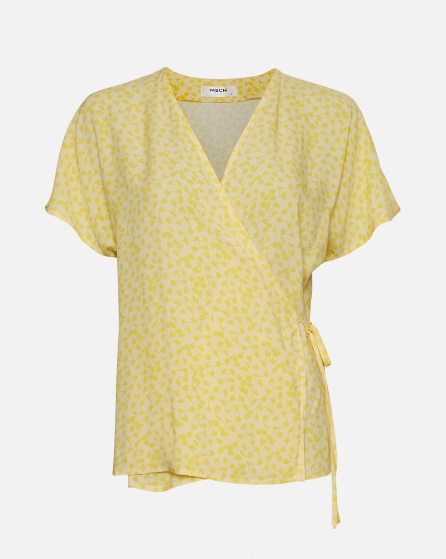 MSCH Copenhagen - Isalie Turid SS Wrap Top AOP