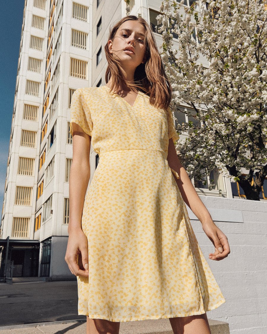 MSCH Copenhagen - Tavi Rosalie SS Wrap Dress AOP