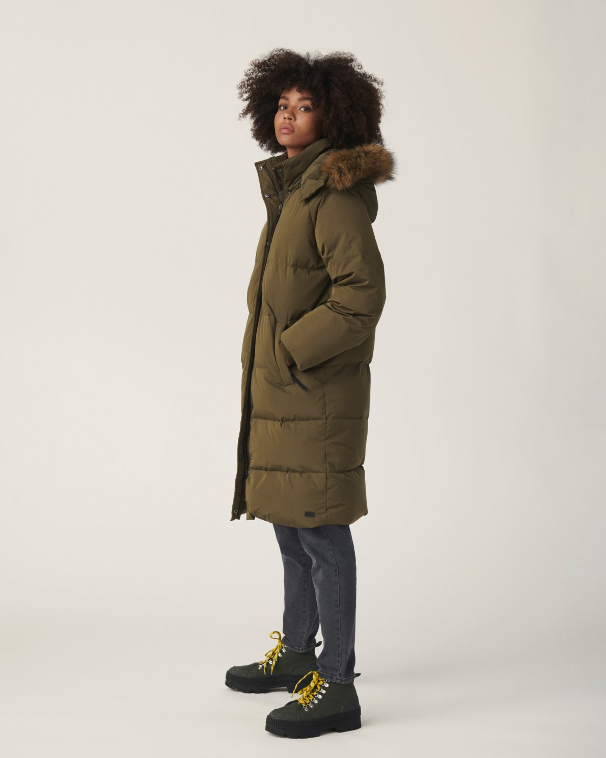 Skylar down hood jacket deals