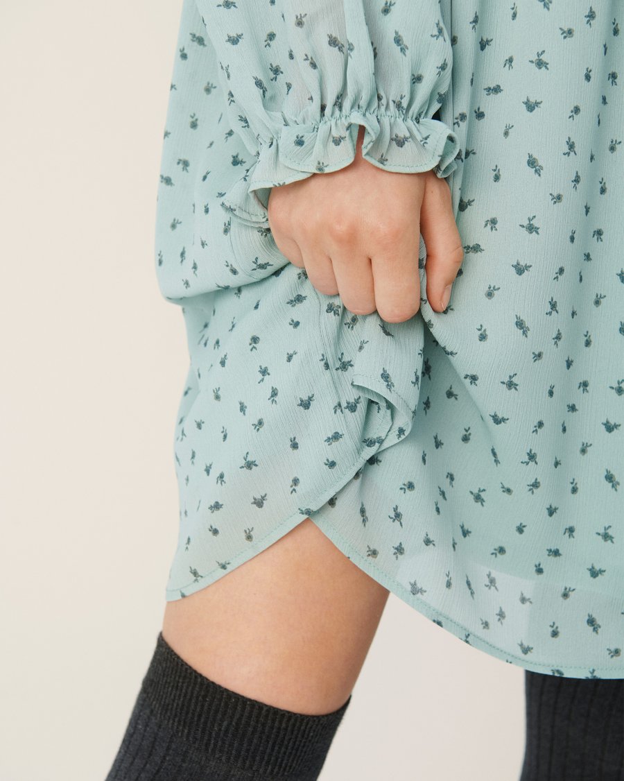 MSCH Copenhagen - Ginna Rikkelie LS Short Dress AOP