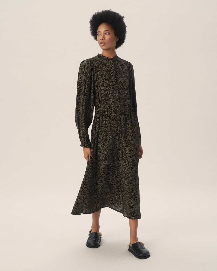 MSCH Copenhagen - Galiena Morocco LS Maxi Dress AOP