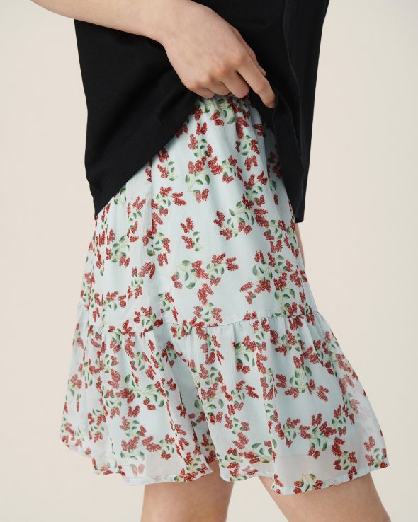 MSCHSatina Skirt AOP