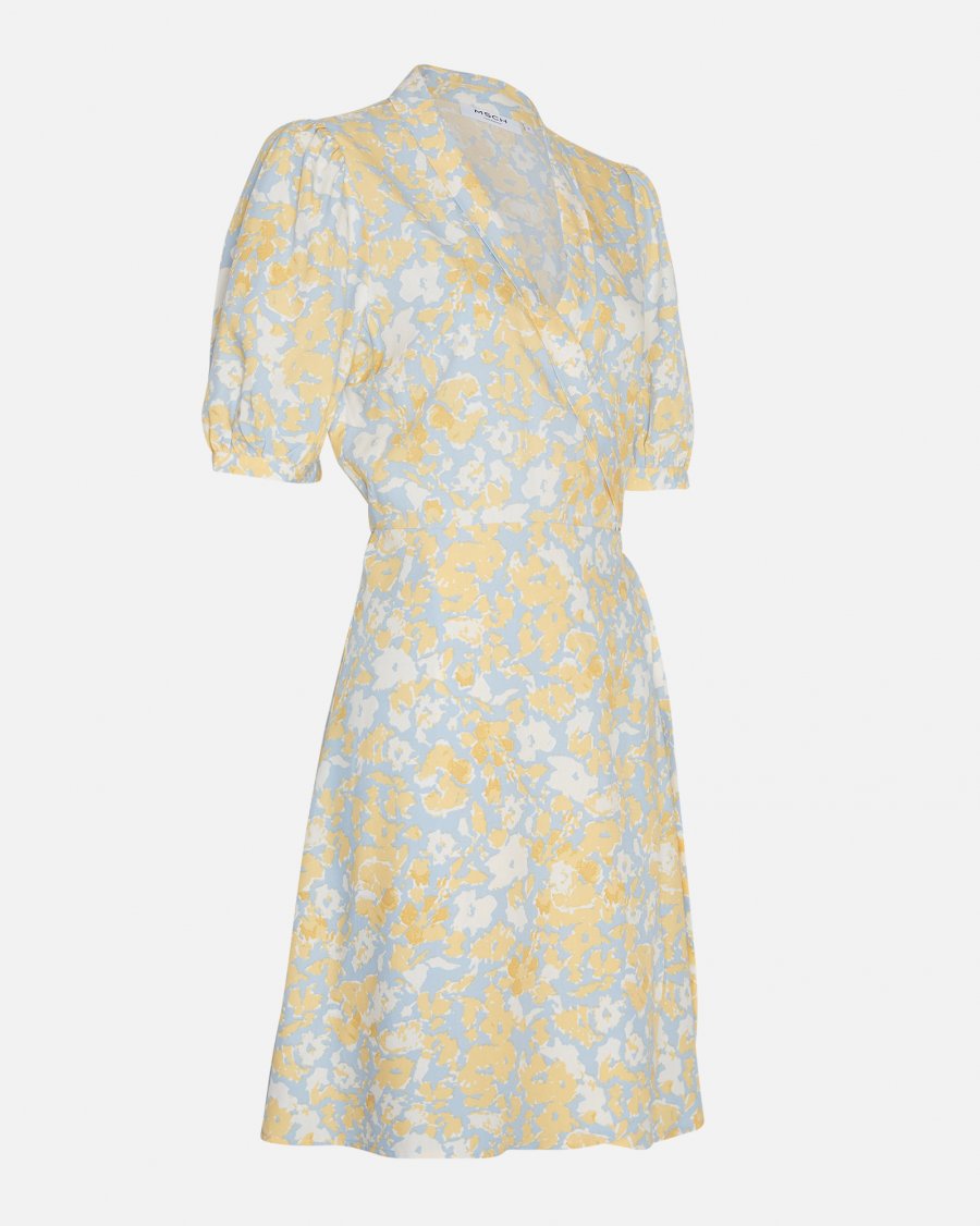 MSCH Copenhagen - Dayo 2/4 Wrap Dress AOP