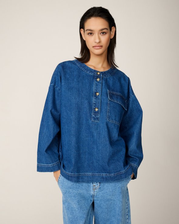 MSCH Copenhagen - MSCHEmma Denim Shirt MSCH Copenhagen - MSCHEmma Denim Shirt