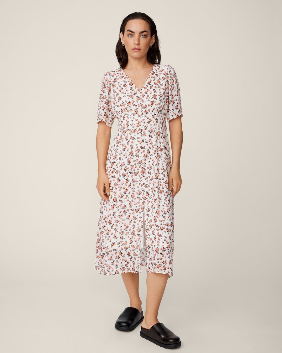 Flowers Aop Ss Dress