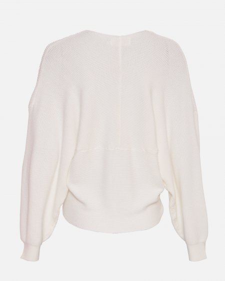 MSCHEslina Rachelle 2/4 V Neck Pullover Egret main image 1