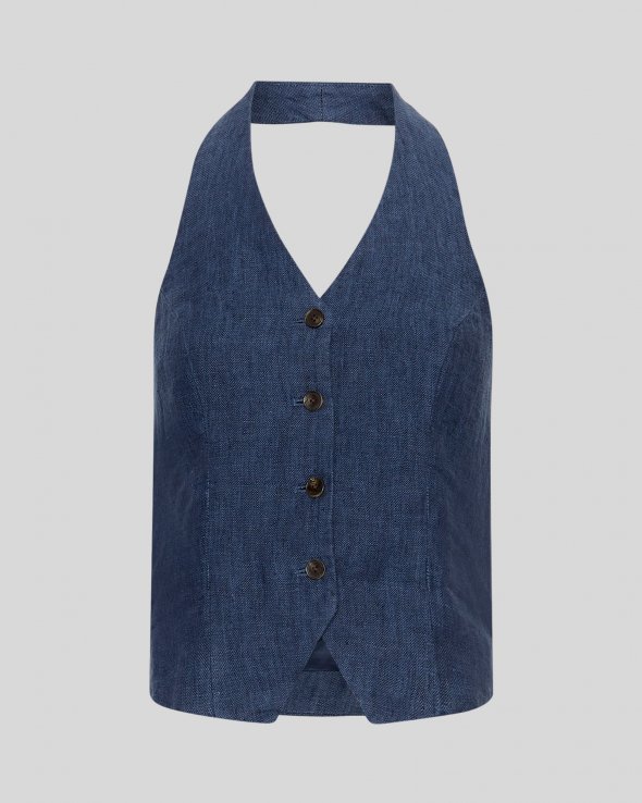MSCHNaira Claritta Halterneck Waistcoat