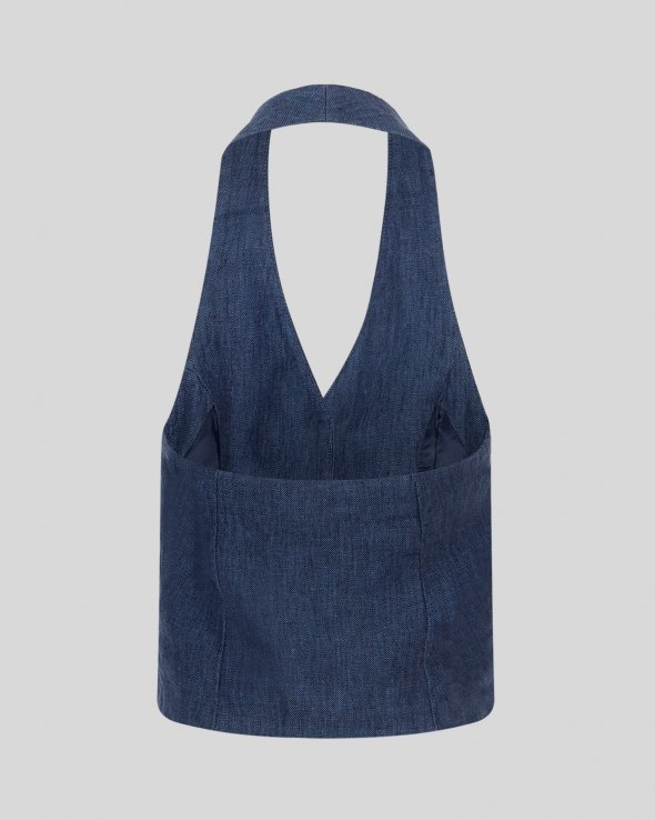 MSCHNaira Claritta Halterneck Waistcoat