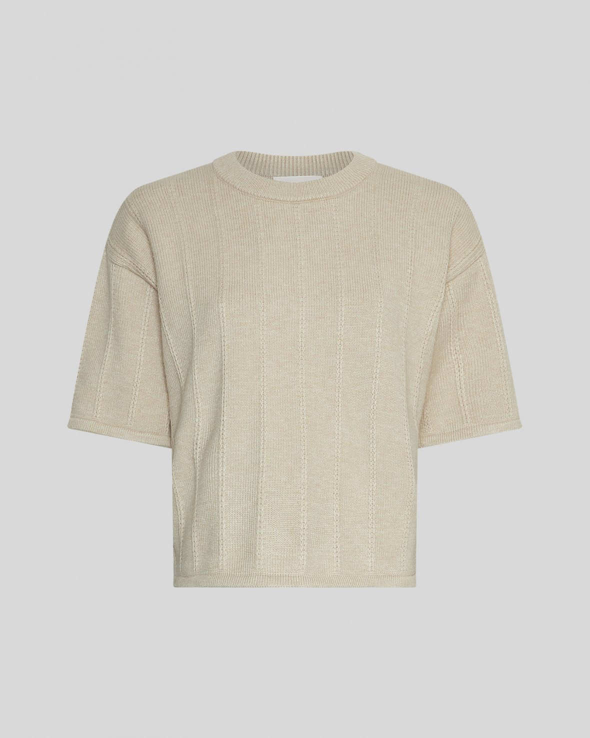 MSCH Copenhagen - Mschkrestiane Pullover Stp 19620 - Oatmeal F Rose main image 1