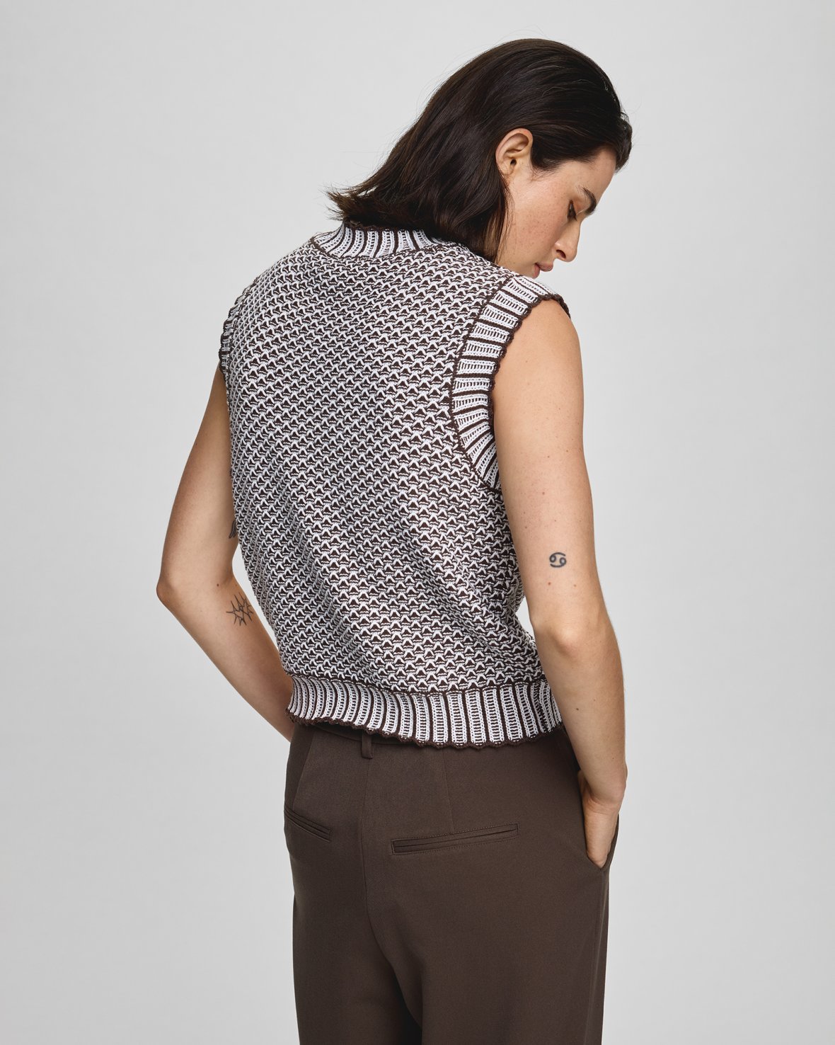 MSCH Copenhagen - Mschpilla Vest 18832 - Oatmeal F Rose