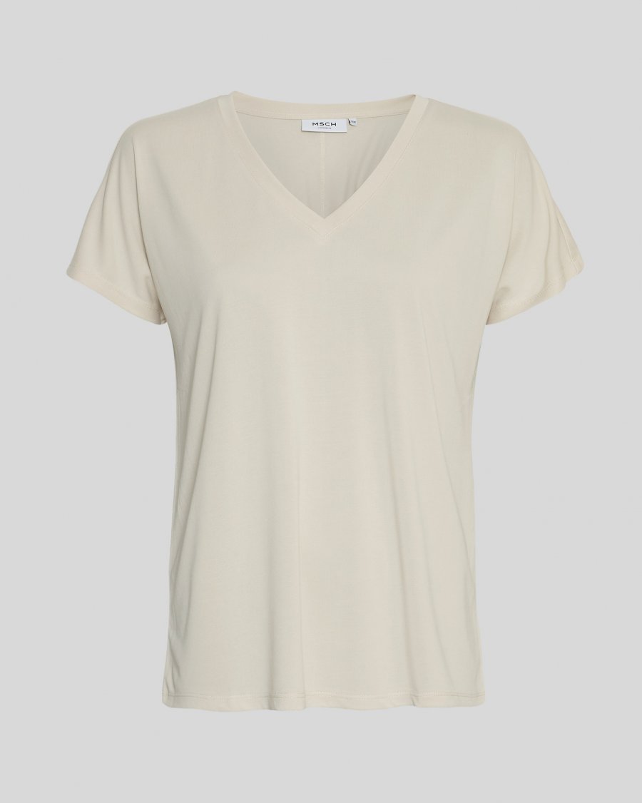 MSCH Copenhagen - MSCHFenya Modal V Neck Tee MSCH Copenhagen - MSCHFenya Modal V Neck Tee