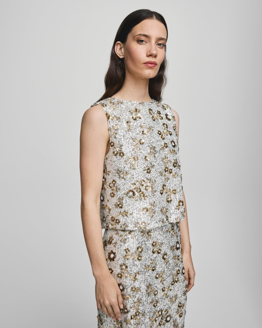 MSCH Copenhagen - MSCHMagnolia SL Top EMB MSCH Copenhagen - MSCHMagnolia SL Top EMB