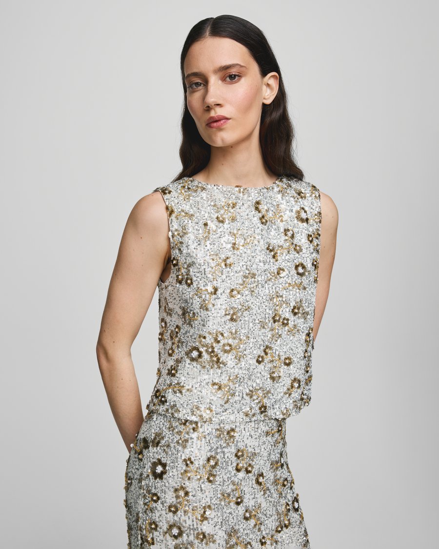 MSCH Copenhagen - MSCHMagnolia SL Top EMB MSCH Copenhagen - MSCHMagnolia SL Top EMB