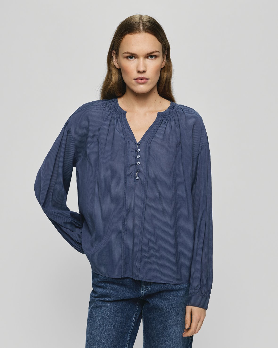 MSCHRamona Rikkelia Volume Shirt - Egret main image 1