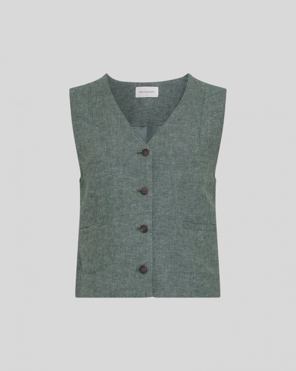 MSCH Copenhagen - MSCHViana Ginia V Neck Waistcoat MSCH Copenhagen - MSCHViana Ginia V Neck Waistcoat